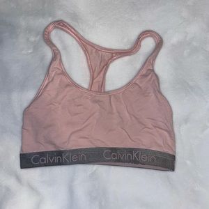 Calvin Klein unpadded sports bra